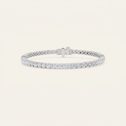 6CT Round Cut Lab Grown Diamond Tennis Bracelet