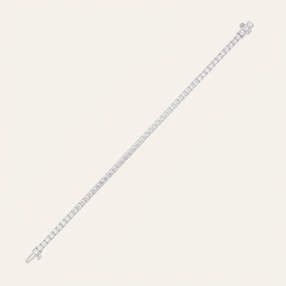 5CT Round Cut Lab Grown Diamond Tennis Bracelet