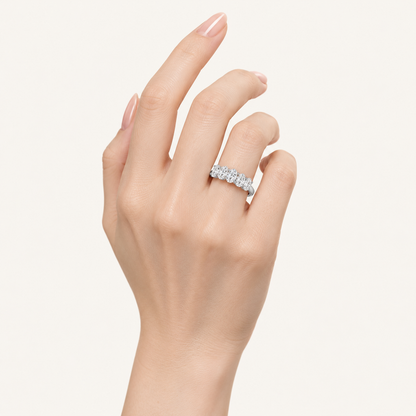 2CT Oval Cut Lab Grown Diamond Enhancers Ring