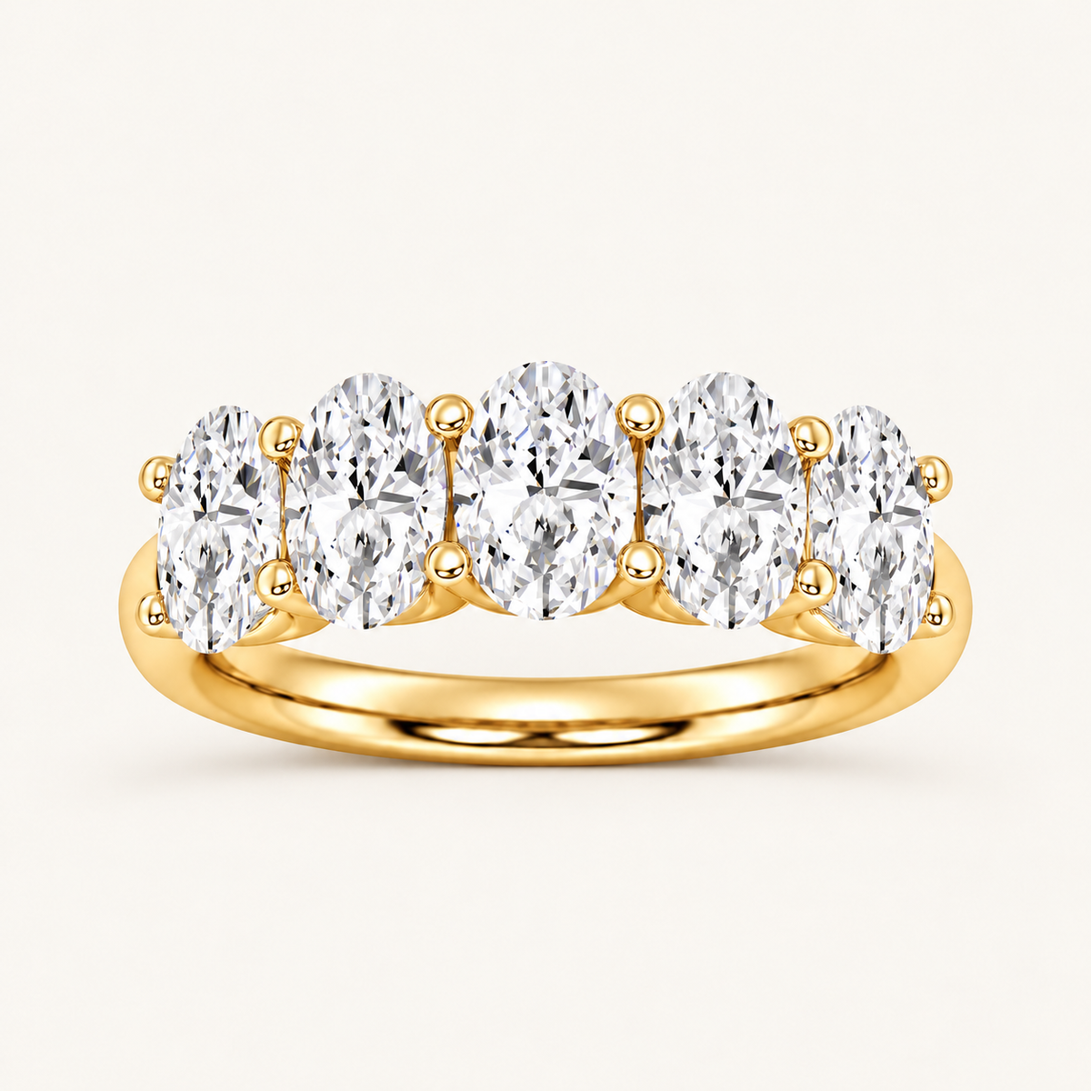2CT Oval Cut Lab Grown Diamond Enhancers Ring