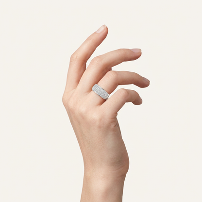 1.00CT Round Cut Lab Grown Diamond Enhancers Band