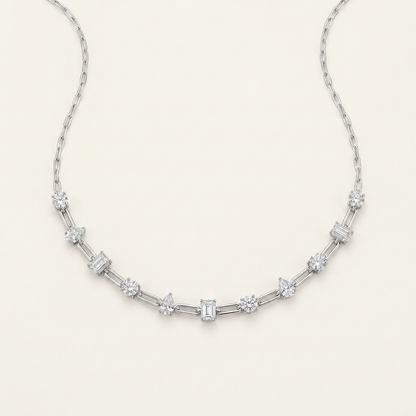 4CT Multi Stone Lab Grown Diamond Necklace