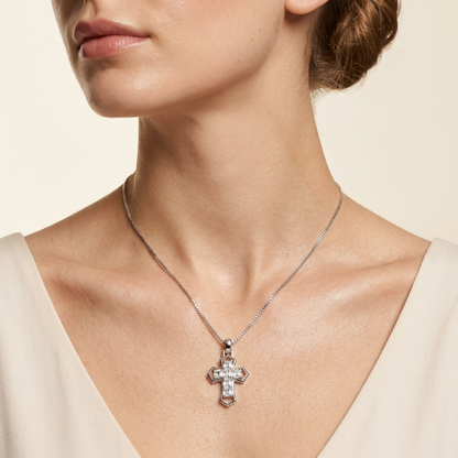 6CT Asscher Cut Lab Grown Diamond Pendant Necklace