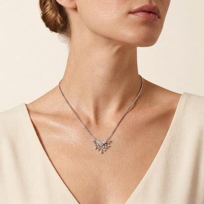 3CT Round Cut Lab Grown Diamond Pendant Necklace