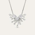 3CT Round Cut Lab Grown Diamond Pendant Necklace