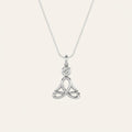 0.2CT Round Cut Lab Grown Diamond Pendant Necklace