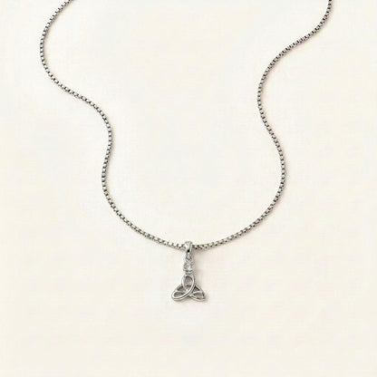 0.2CT Round Cut Lab Grown Diamond Pendant Necklace