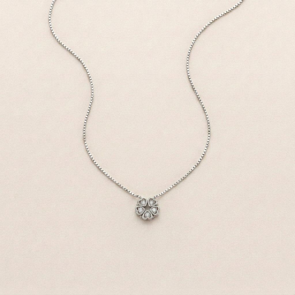 1 Ct Round Lab Grown Diamond Heart Pendant Necklace
