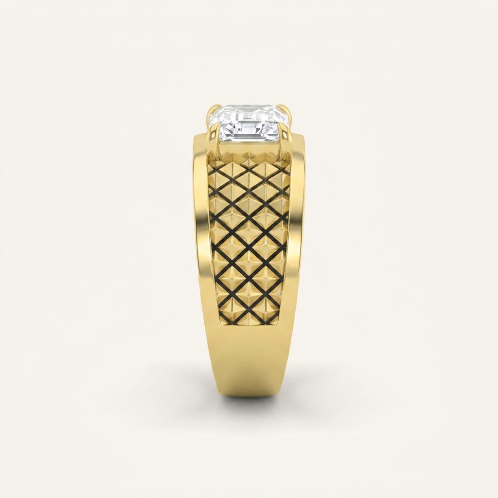 2CT Radiant Cut Diamond Ring