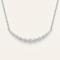 3CT Round Cut Lab Grown Diamond Necklace