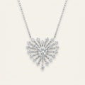 1.5CT Pear Cut Lab Grown Diamond Pendant Necklace