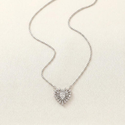 1.5CT Pear Cut Lab Grown Diamond Pendant Necklace