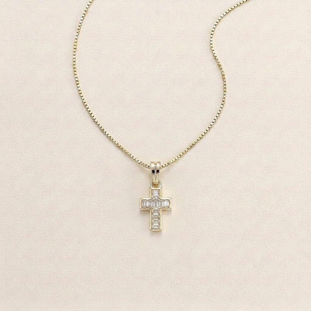 3CT Emerald Cut Lab Grown Diamond Pendant Necklace