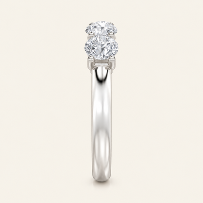 2CT Oval Cut Lab Grown Diamond Enhancers Ring