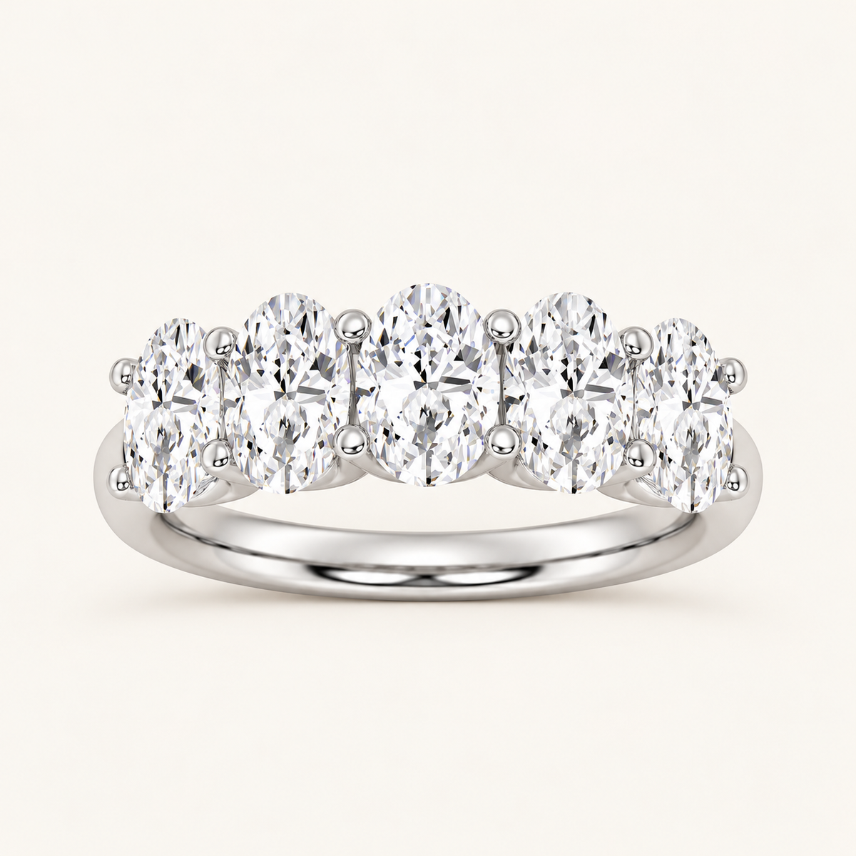 2CT Oval Cut Lab Grown Diamond Enhancers Ring