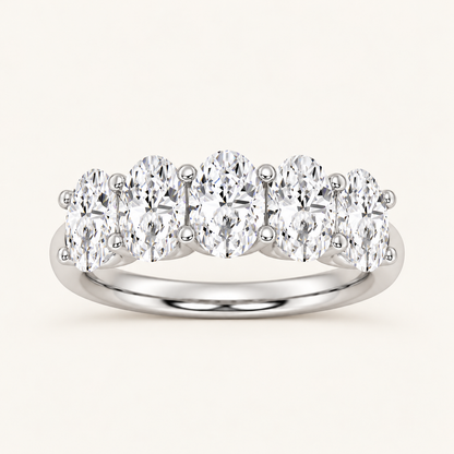 2CT Oval Cut Lab Grown Diamond Enhancers Ring