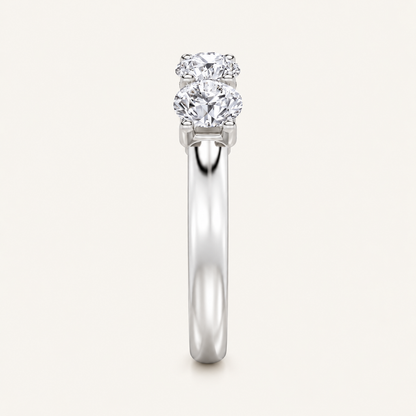 2CT Round Cut Lab Grown Diamond Enhancers Ring