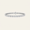 12CT Radiant Cut Lab Grown Diamond East West Tennis Bracelet