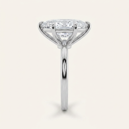 1CT Marquise Cut Lab Grown Diamond Solitaire Ring