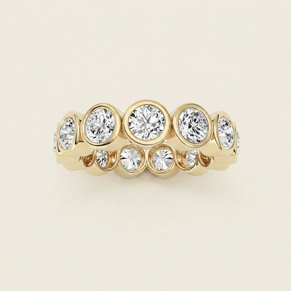 3.2CT Round Cut Lab Grown Diamond Eternity Ring