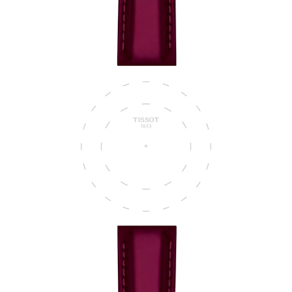 Tissot Official Red Synthetic Strap Lugs 18 mm 3