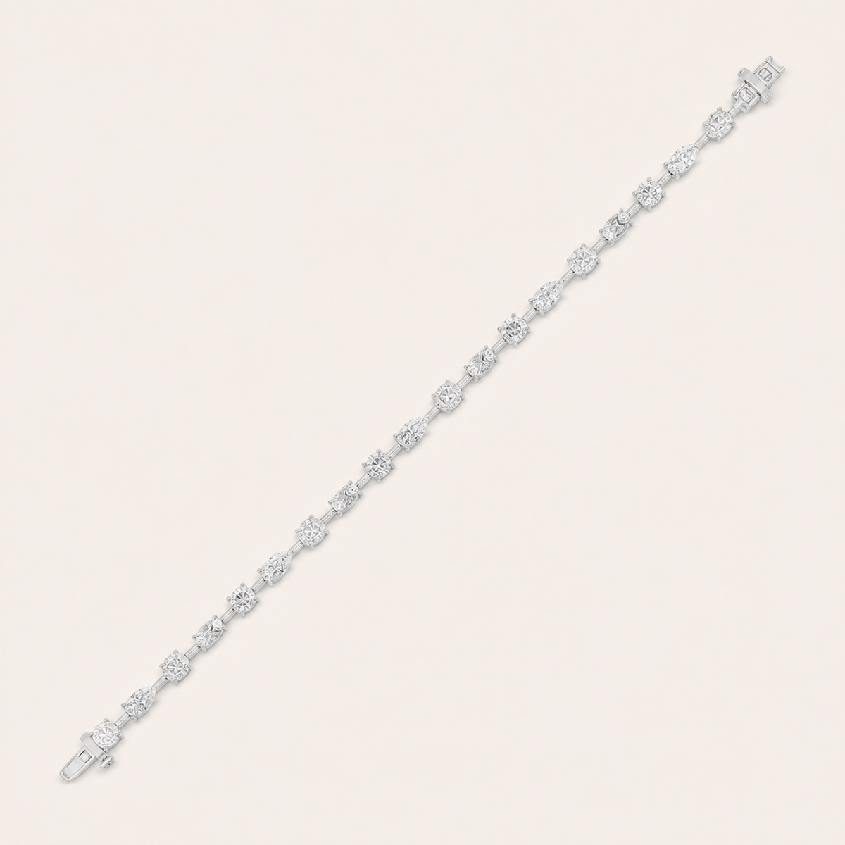 5CT Multistone Lab Grown Diamond East & West Bracelet