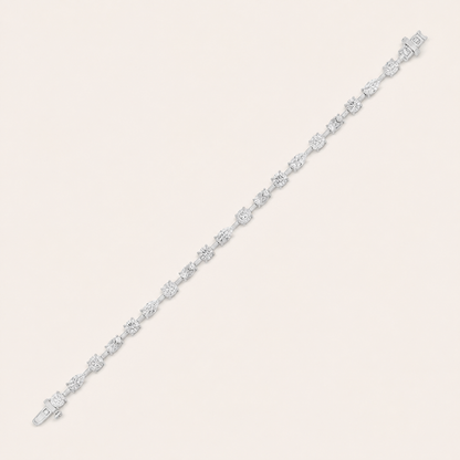5CT Multistone Lab Grown Diamond East & West Bracelet