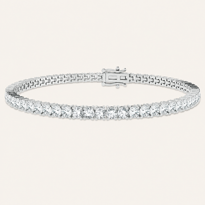 5.00CT Round Cut Lab Grown Diamond Tennis Bracelet