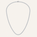 28.58CT Round Cut Lab Grown Diamond Tennis Necklace