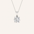 0.50CT Round Cut Lab Grown Diamond Pendant