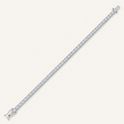 4.98CT Round Cut Lab Grown Diamond Tennis Bracelet