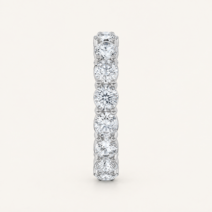 3.00 CT Round Cut Lab Grown Diamond Eternity Ring