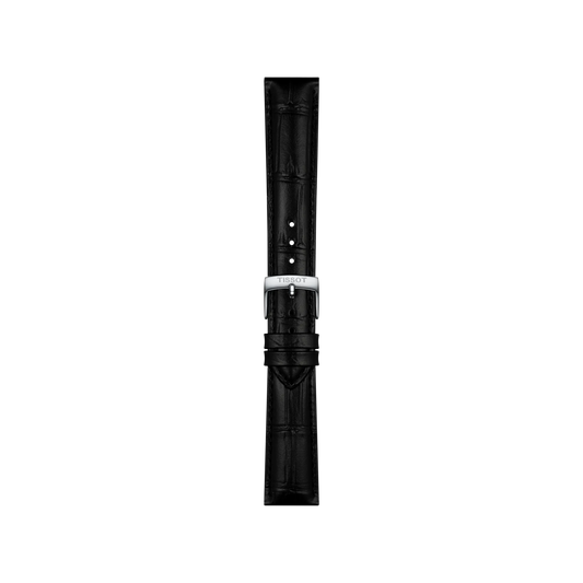 Tissot Official Black Leather Strap Lugs 18mm 1