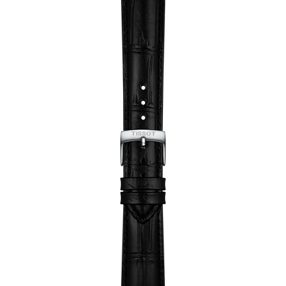 Tissot Official Black Leather Strap Lugs 18mm 2