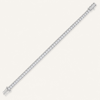 6.00CT Round Cut Lab Grown Diamond Tennis Bracelet