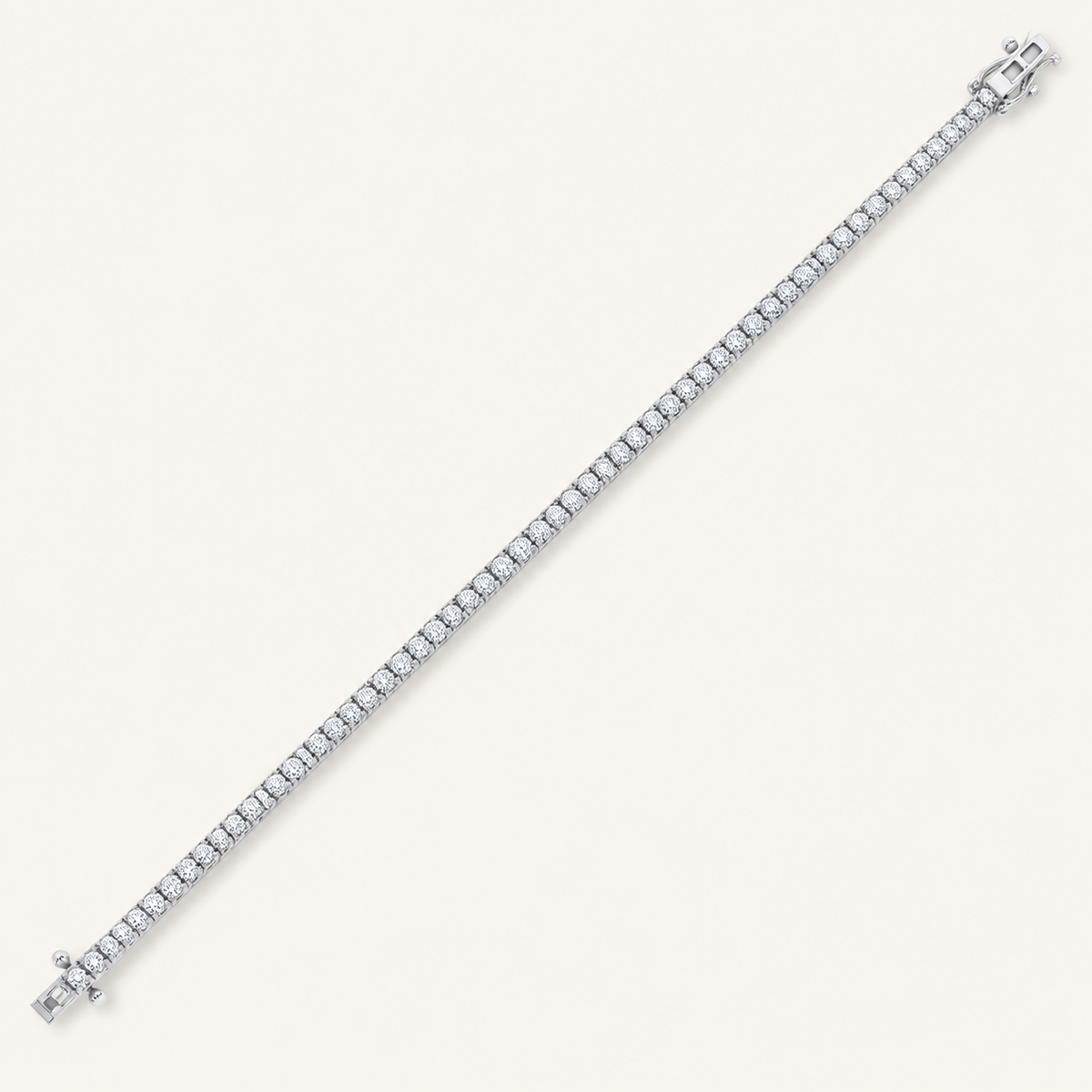 1.00CT Round Cut Lab Grown Diamond Tennis Bracelet