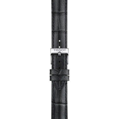 Tissot Official Grey Leather Strap Lugs 16 mm 2