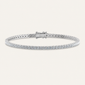2.98CT Round Cut Lab Grown Diamond Tennis Bracelet