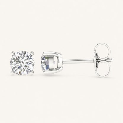 0.50CT Round Cut Lab Grown Diamond Earring