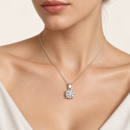 2.00CT Pear Cut Certified Lab Grown Diamond Pendant