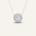 1.00CT Round Cut Lab Grown Diamond Pendant