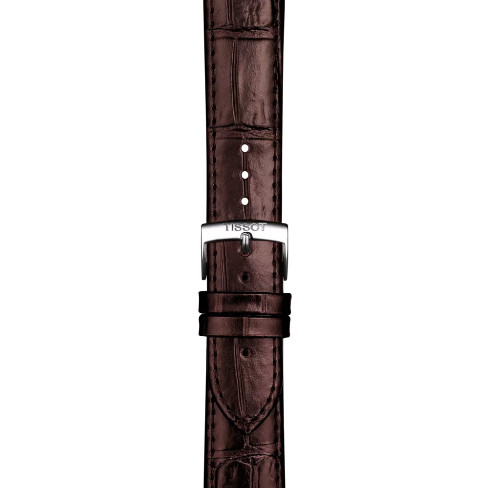 Tissot Official Brown Leather Strap Lugs 20 mm 2