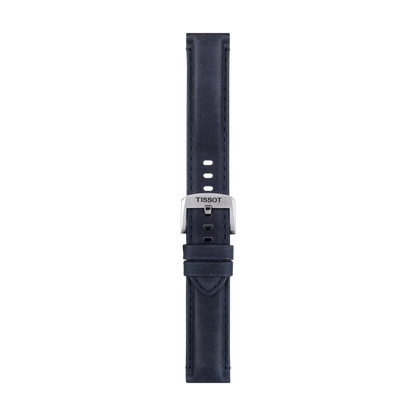 Tissot Official Blue Leather Strap Lugs 20 mm 1