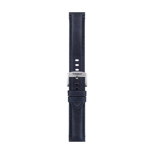 Tissot Official Blue Leather Strap Lugs 20 mm 1