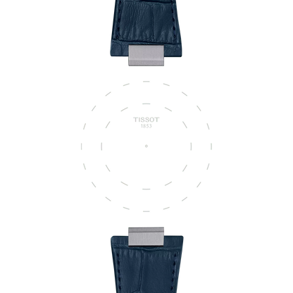Tissot Official Blue PRX 42mm leather strap 3