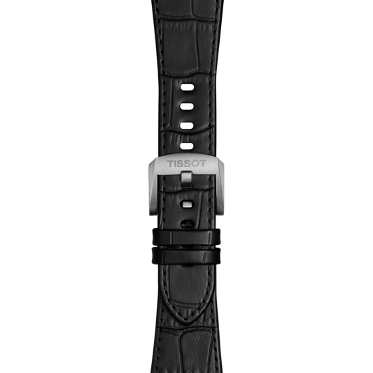 Tissot Official Black PRX 42mm leather strap 2