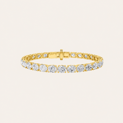 8.5CT Oval Cut Lab Grown Diamond East & West Tennis Bracelet
