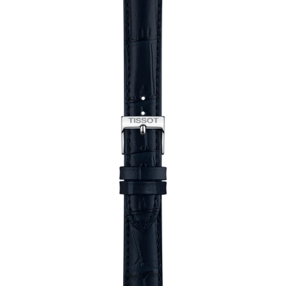 Tissot Official Blue Leather Strap Lugs 16mm 2