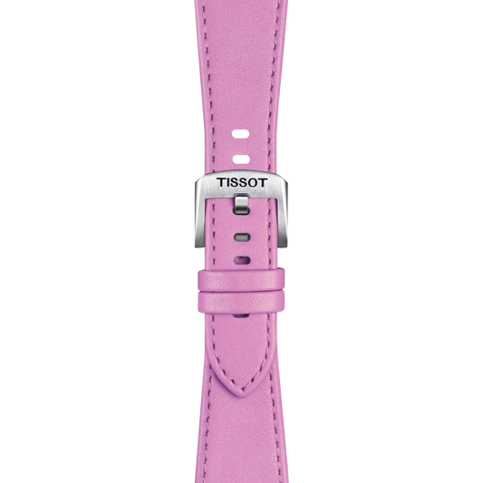 Tissot Official Pink PRX 35mm Leather Strap 2