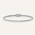 1.00CT Round Cut Lab Grown Diamond Tennis Bracelet